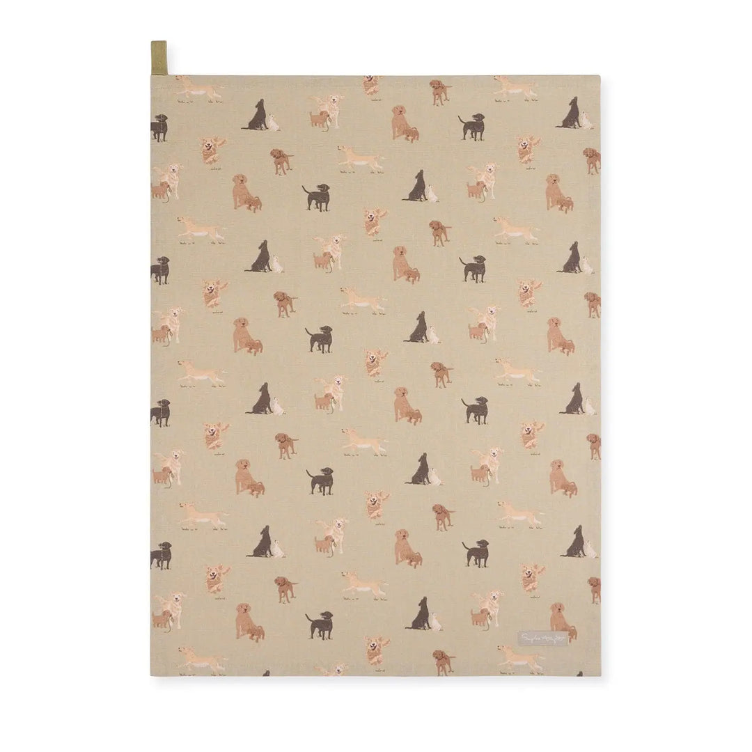 Labradors & Retrievers Tea Towel