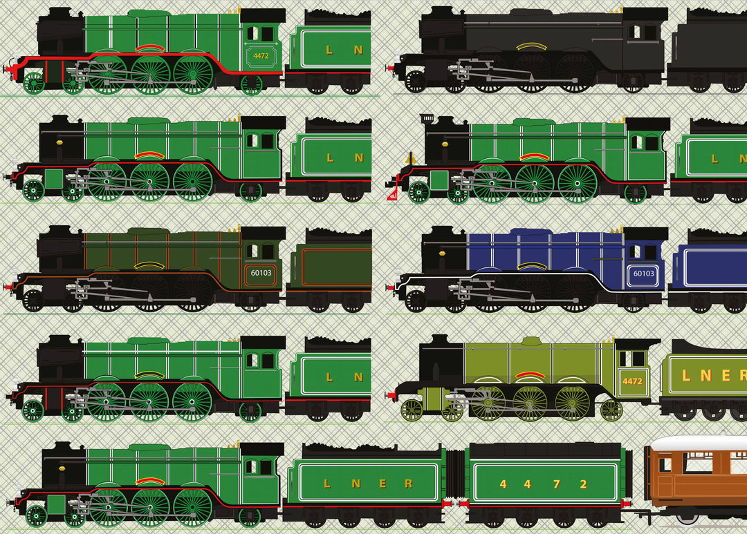 Flying Scotsman 1000 Piece Jigsaw Puzzle