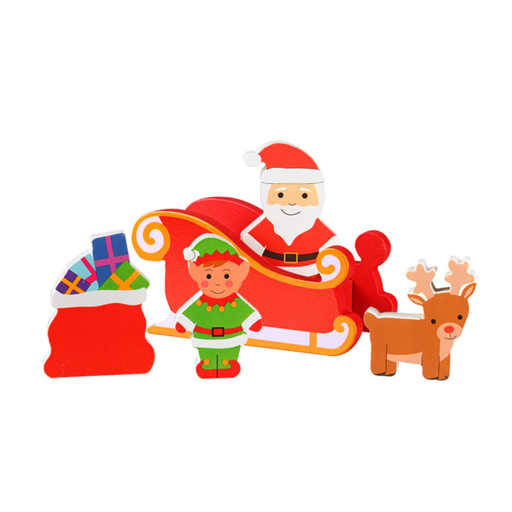 Father Christmas Wooden Play Set