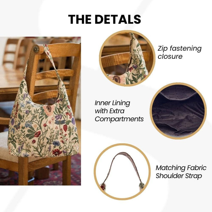 Morning Garden Hobo Bag