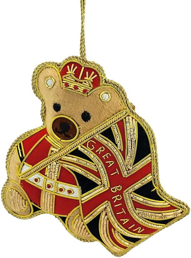 Royal Guardsbear with Flag Decoration by Tinker Tailor London