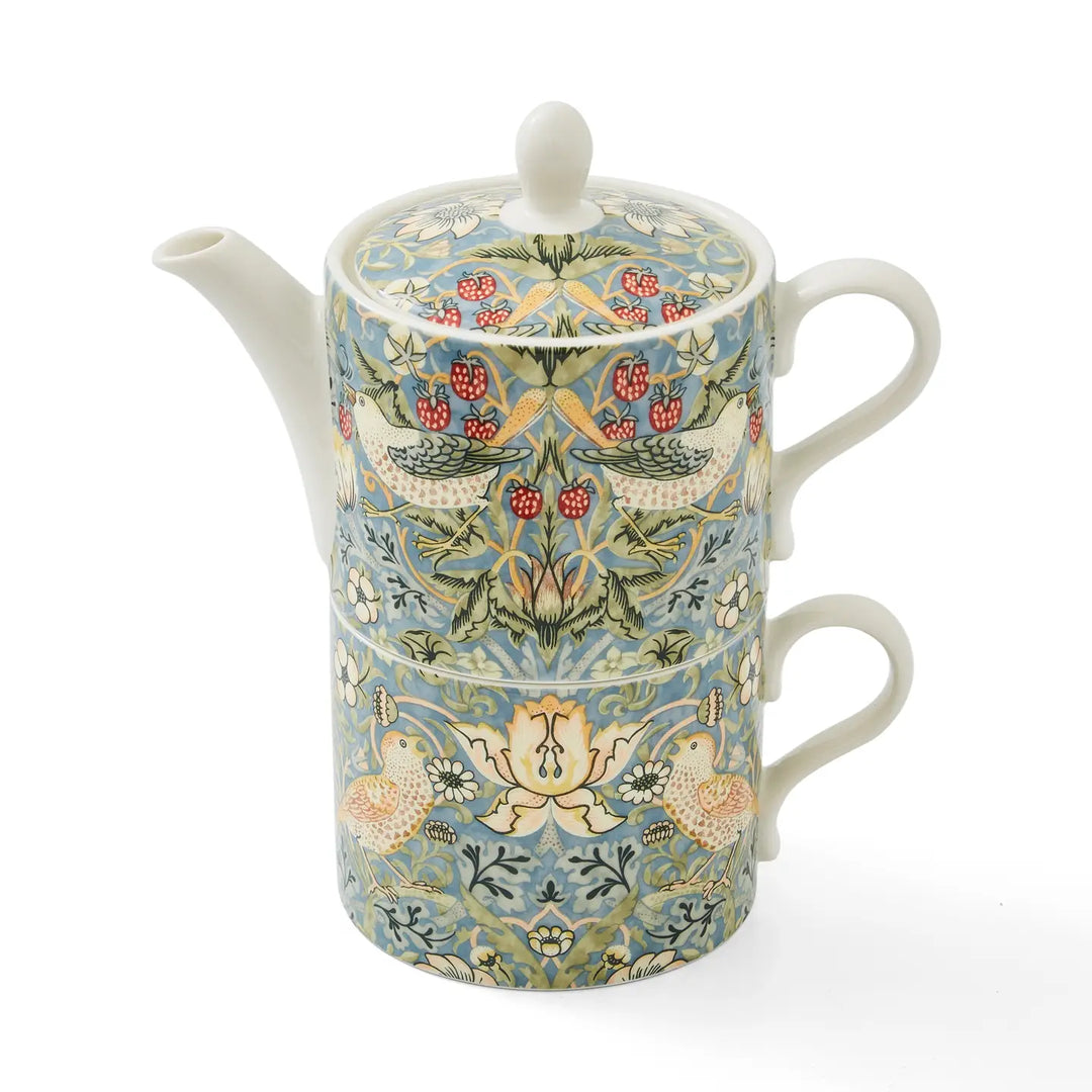 William Morris Co. Strawberry Thief Tea For One by Spode