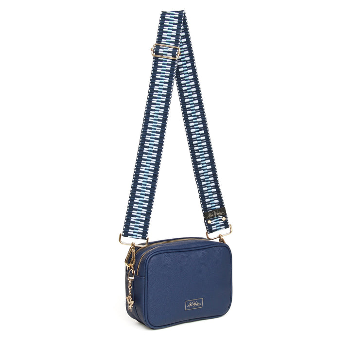 Soho Crossbody Bag by Alice Wheeler London-- Navy