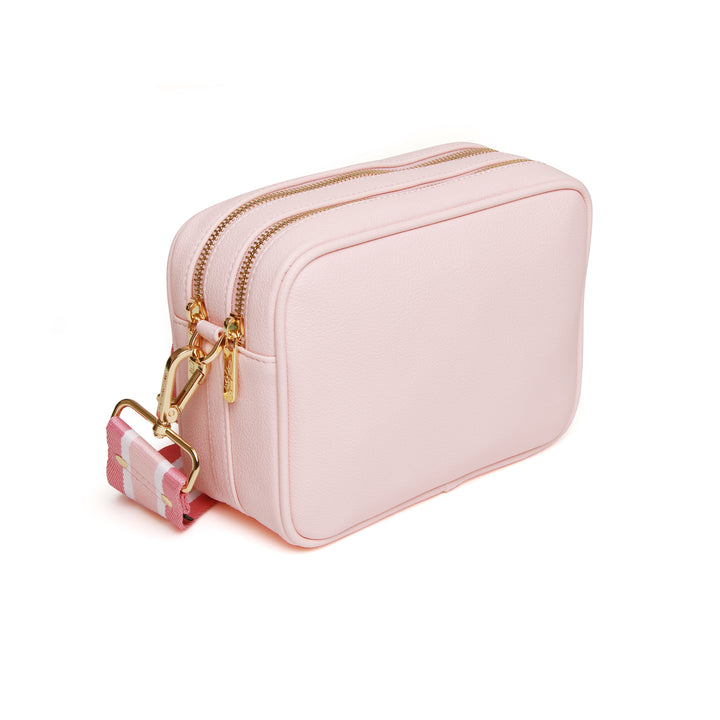 Soho Crossbody Bag by Alice Wheeler London-- Pastel Pink