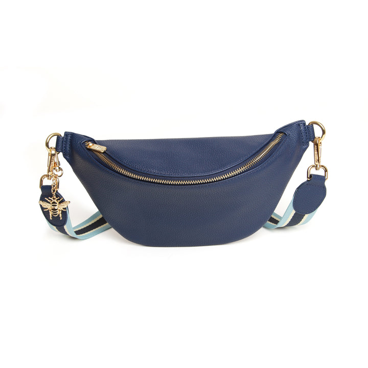 Banana Bag by Alice Wheeler London-- Navy