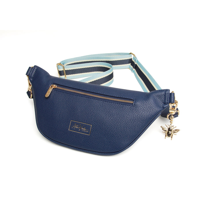 Banana Bag by Alice Wheeler London-- Navy