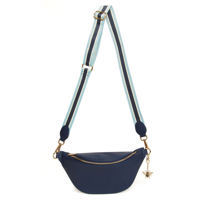 Banana Bag by Alice Wheeler London-- Navy