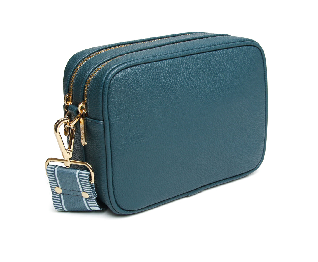 Soho Crossbody Bag by Alice Wheeler London-- Teal