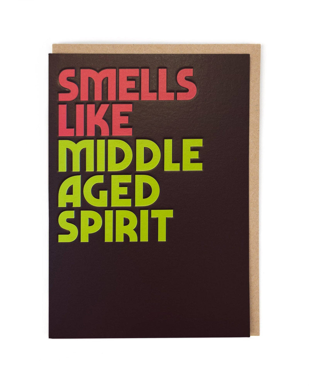 Middle Aged Spirit Card by Twisted Lyrics