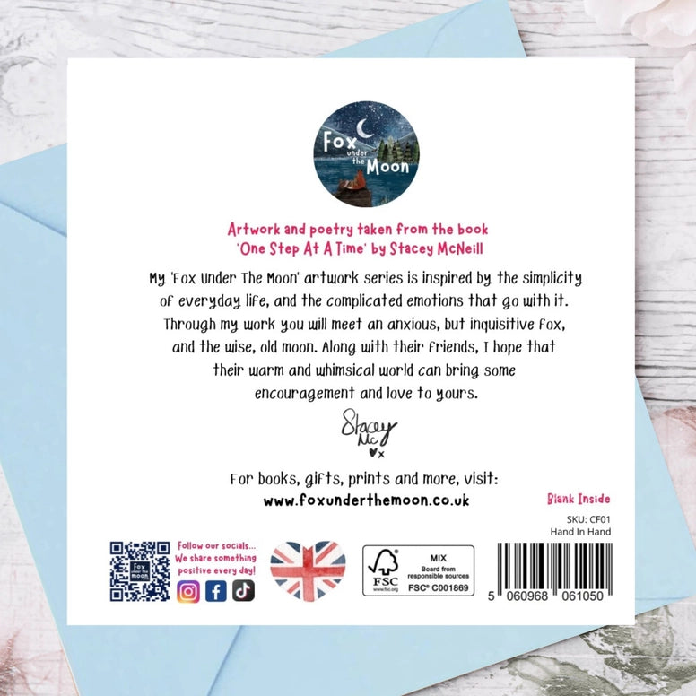 'Mountains' Foiled Greeting Card