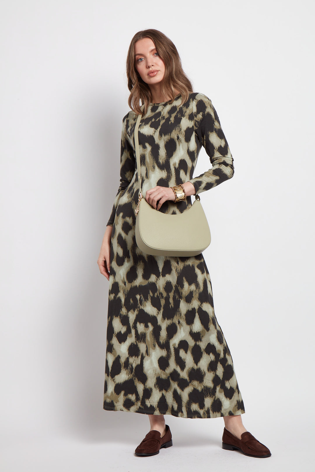 Ascot Crossbody Bag by Alice Wheeler London-- Pistachio