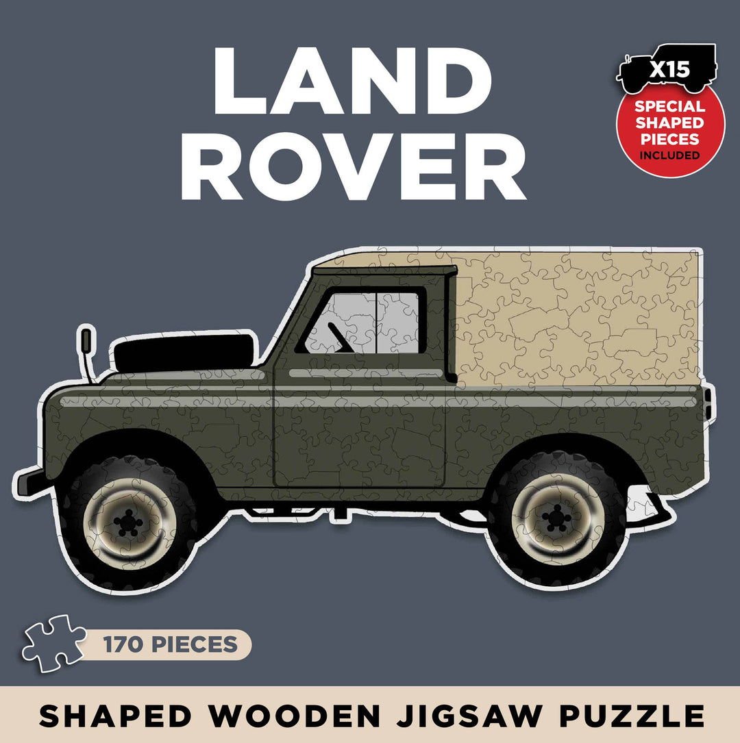 Landy 4x4 Shaped Wooden Jigsaw