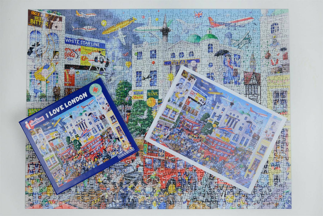 I Love London - 1000 Piece Jigsaw Puzzle by Mike Jupp