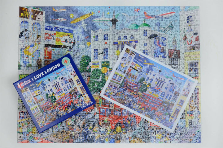 I Love London - 1000 Piece Jigsaw Puzzle by Mike Jupp