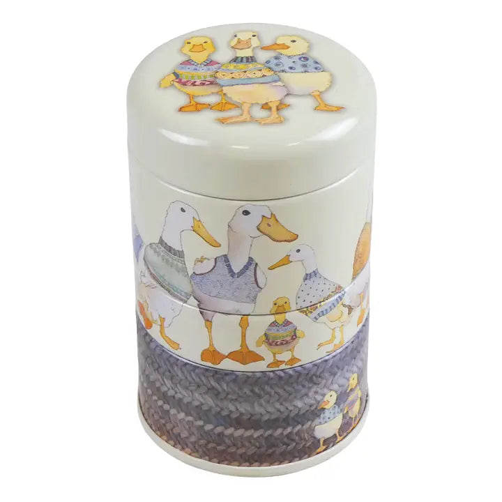 Dapper Ducks Set of 3 Mini Stacker Tins