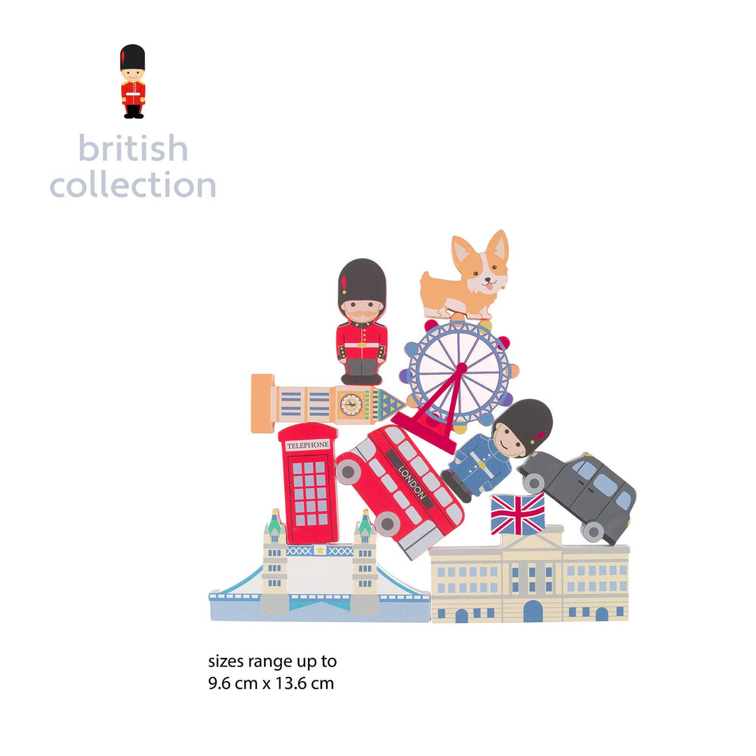 London Wooden Stacking Game
