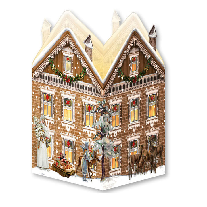 Mini House Lantern Advent Card