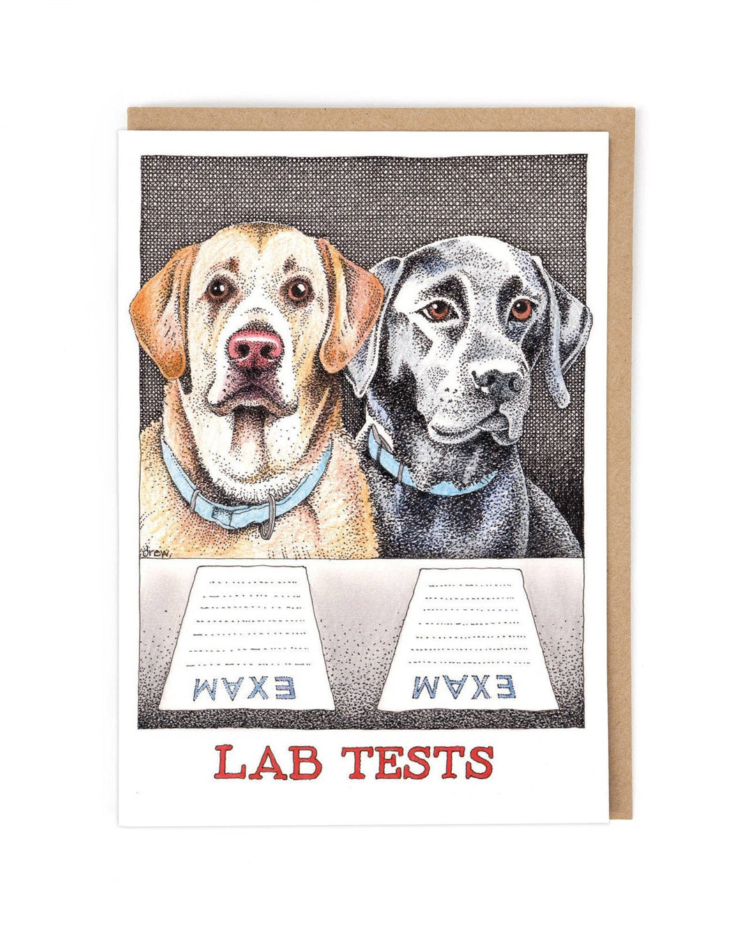 Lab Tests Card by Simon Drew