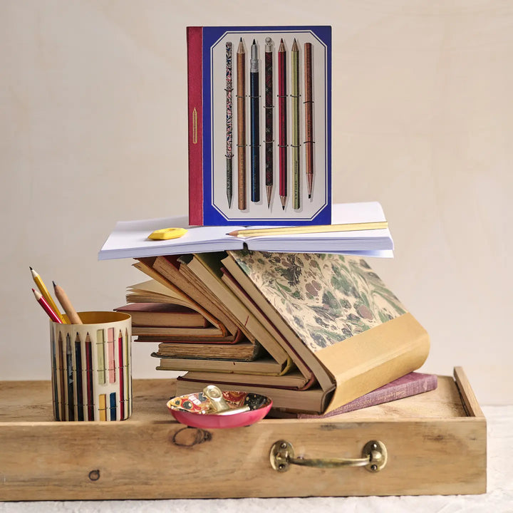 Vintage Pencils A5 Lay Flat Journal