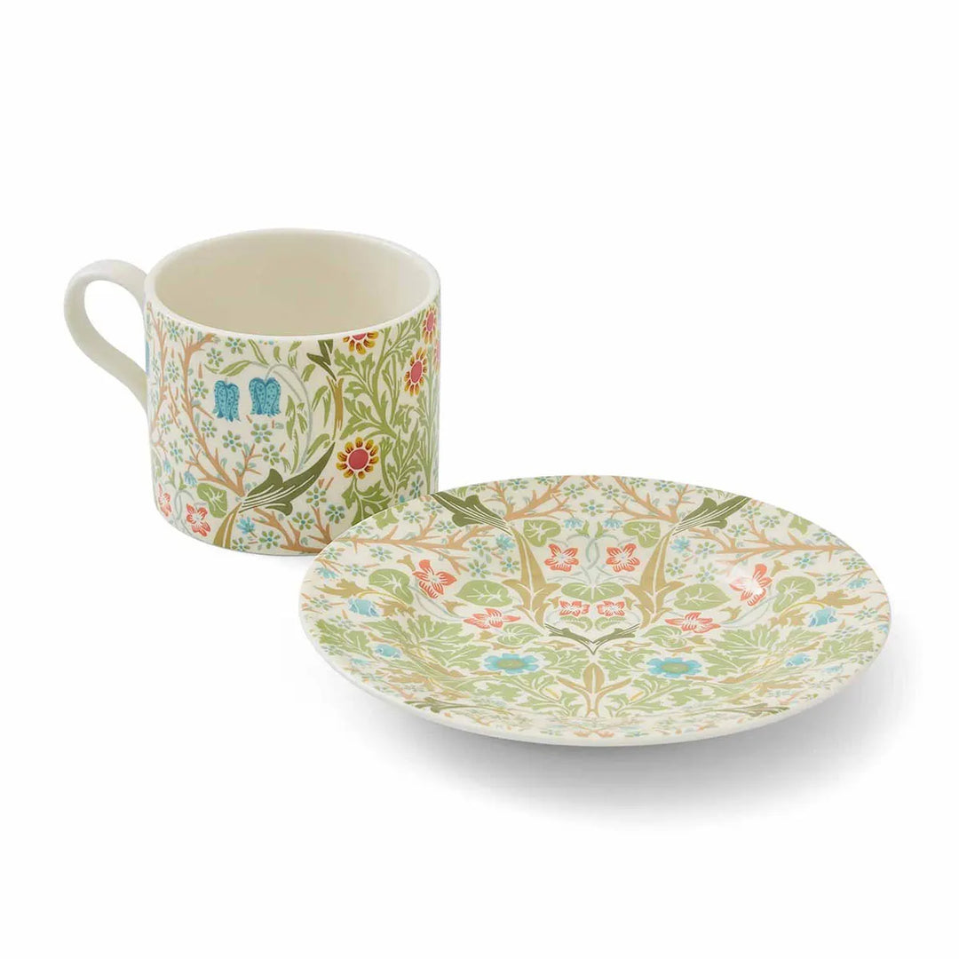 William Morris Co. Blackthorn Teacup and Saucer by Spode