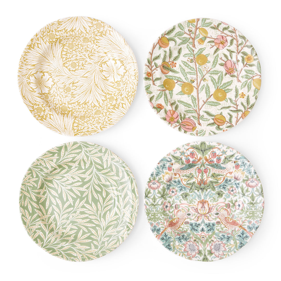 William Morris Co. Set of 4 Assorted 9" Side Plates by Spode