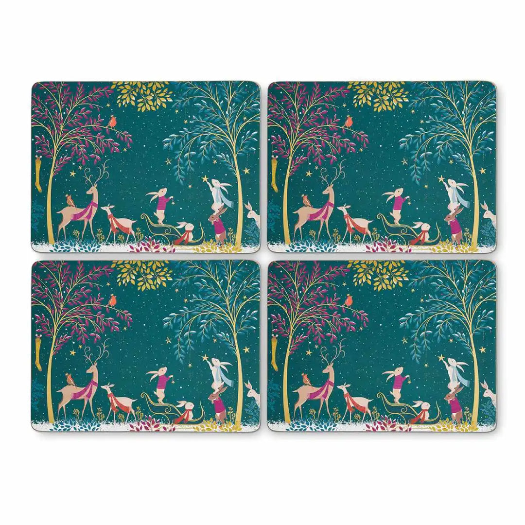 Woodland Tales Medium Placemats (Set of 4)