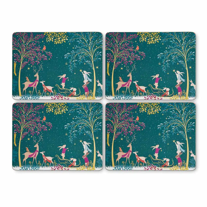 Woodland Tales Medium Placemats (Set of 4)