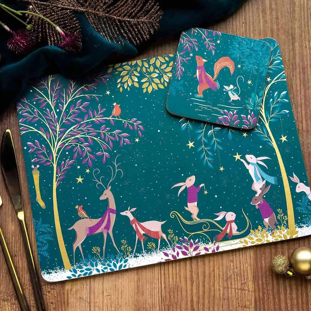 Woodland Tales Medium Placemats (Set of 4)
