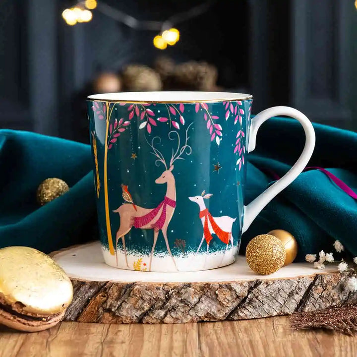 Deer & Robin Woodland Tales Collection Mug