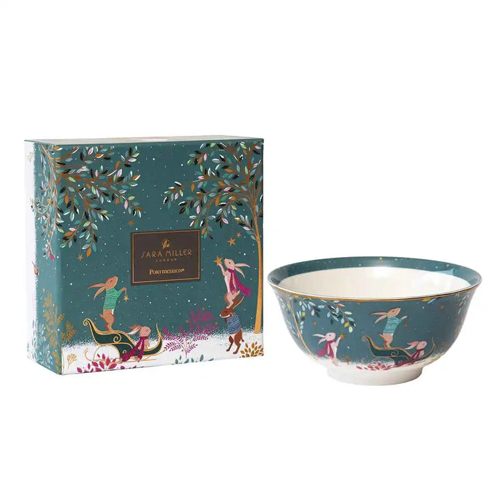 Rabbit Sleigh Woodland Tales Candy Bowl