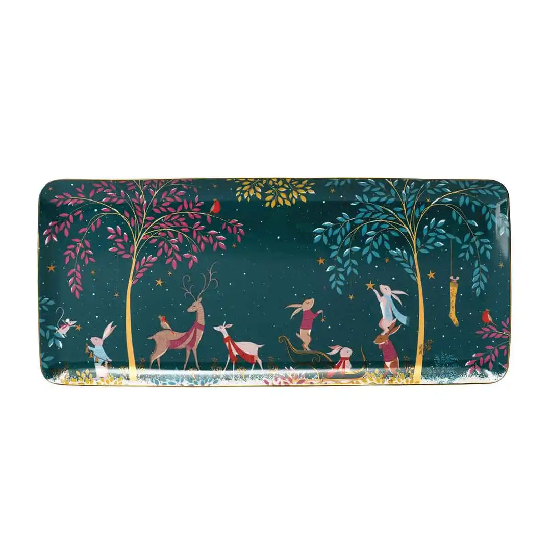 Deer & Robin Woodland Tales Sandwich Tray