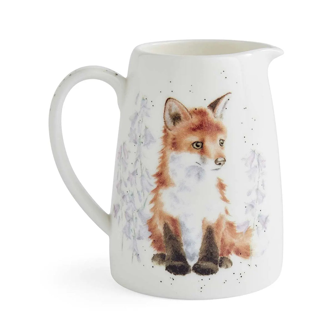'Contemplation' Fox Posy Bone China Mini Jug