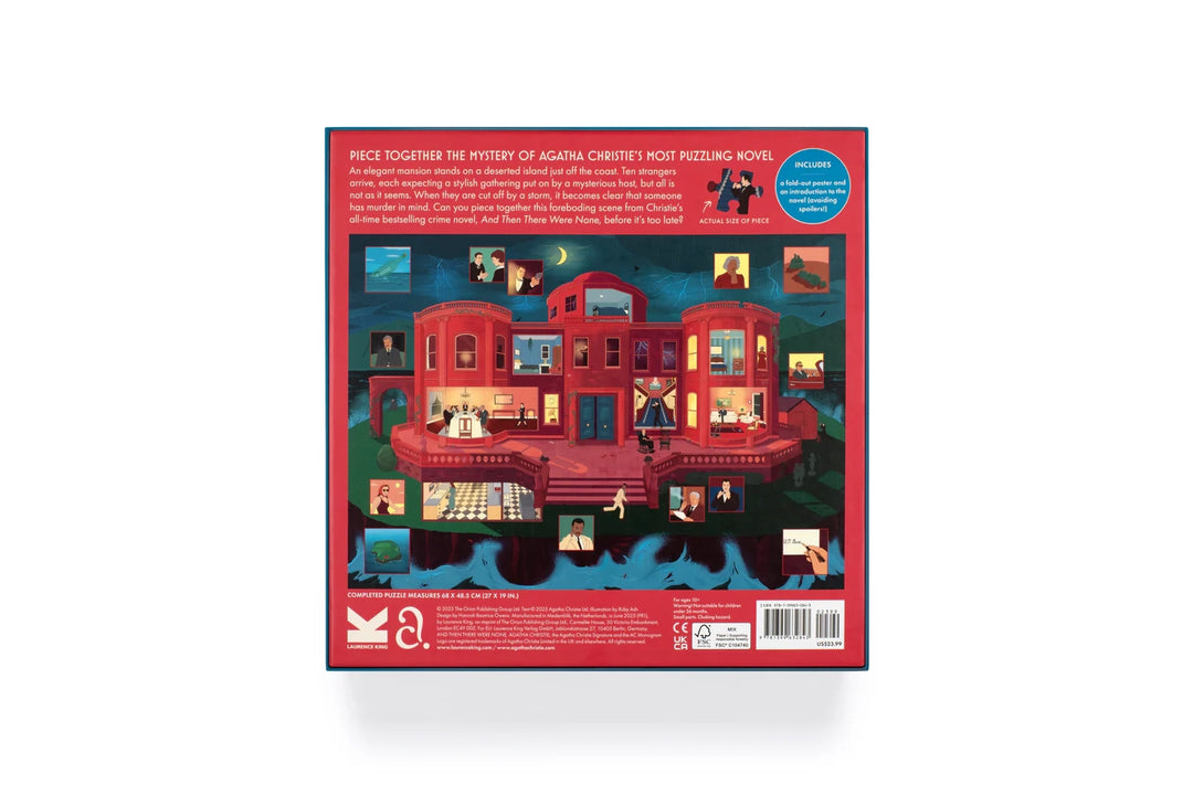 The World of Agatha Christie: And Then There Were None 1000 Piece Jigsaw Puzzle