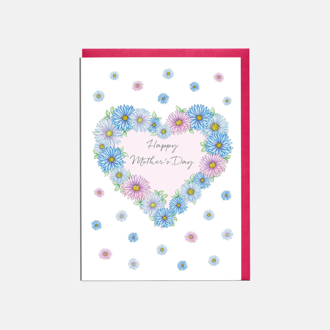Floral Heart Mother's Day Card