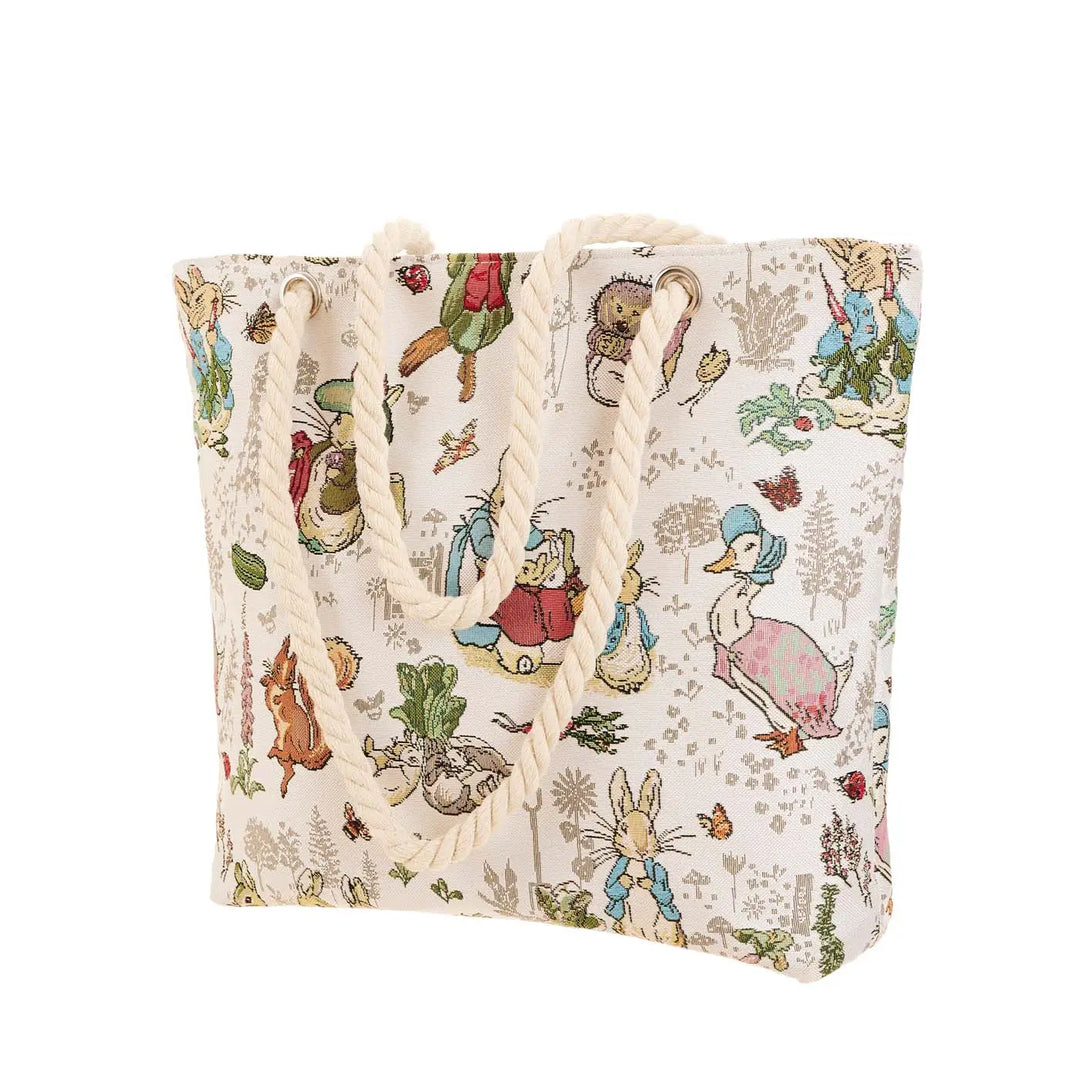 Peter Rabbit Rope Tote