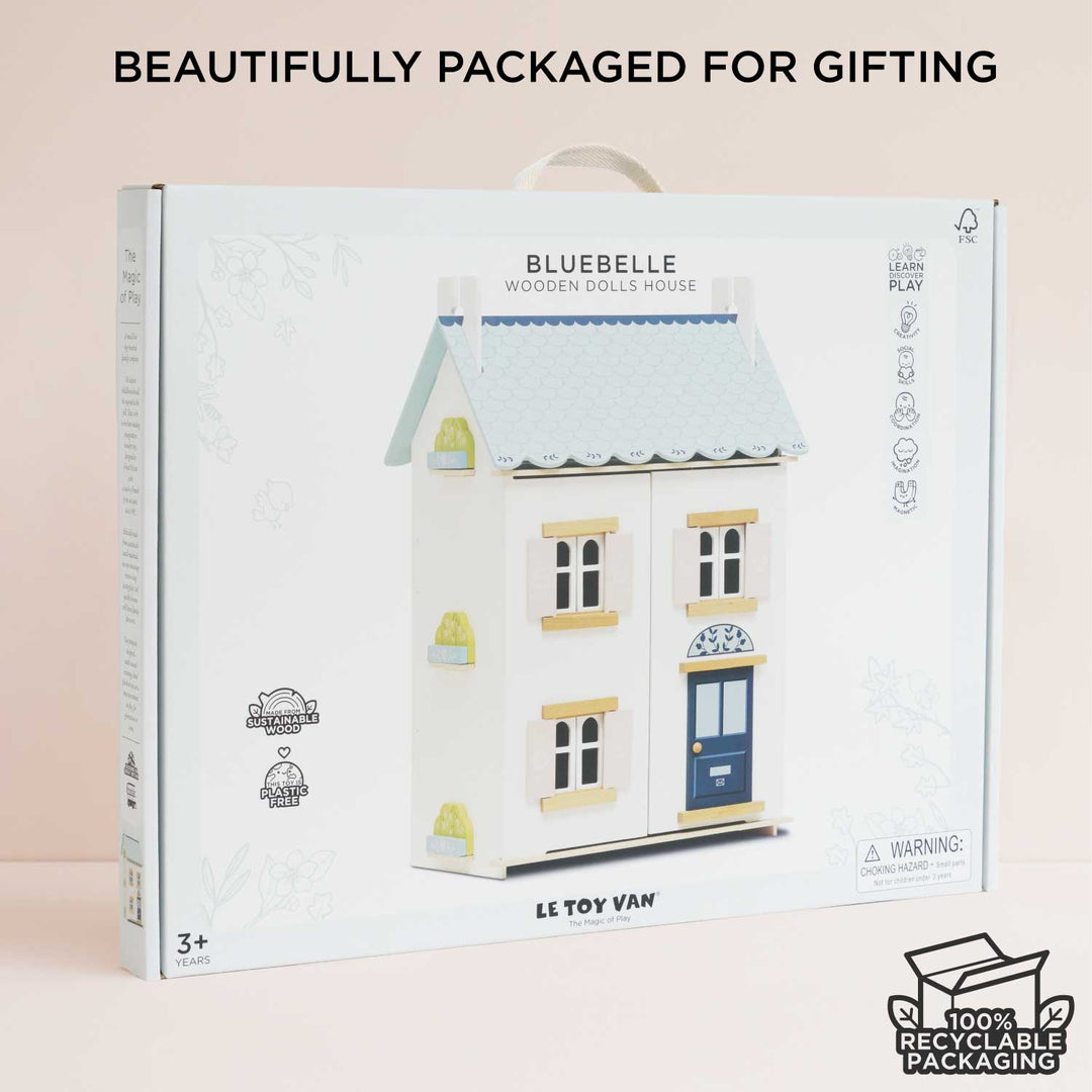 Blue Belle Wooden Dolls House