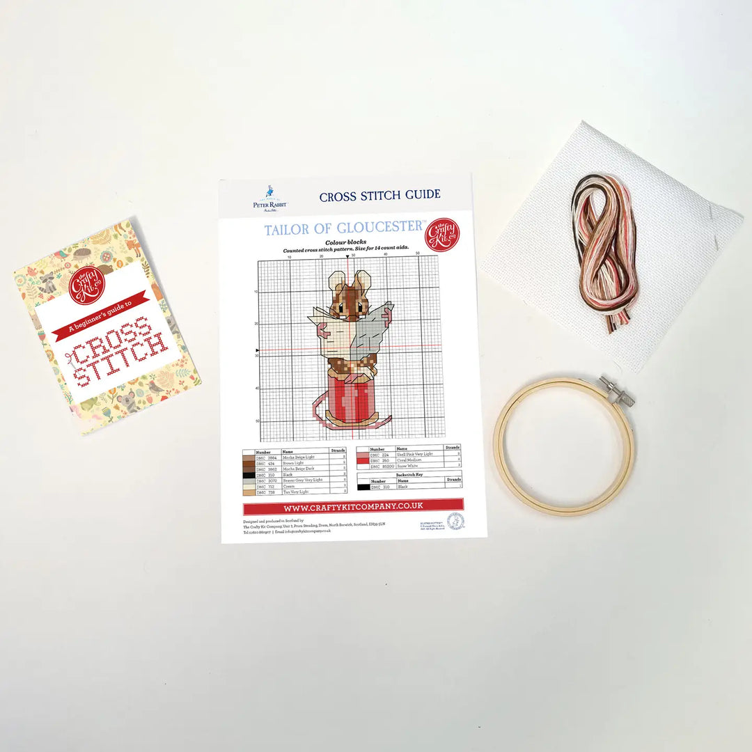 Beatrix Potter Tailor of Gloucester Mini Cross Stitch Kit