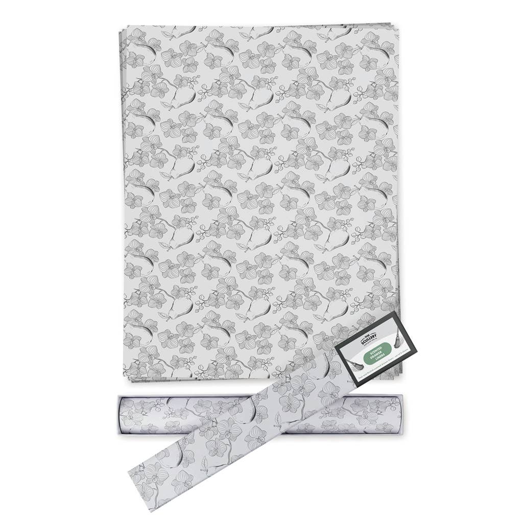 'The Scullery' Pear & Orchid-Scented Drawer Liners
