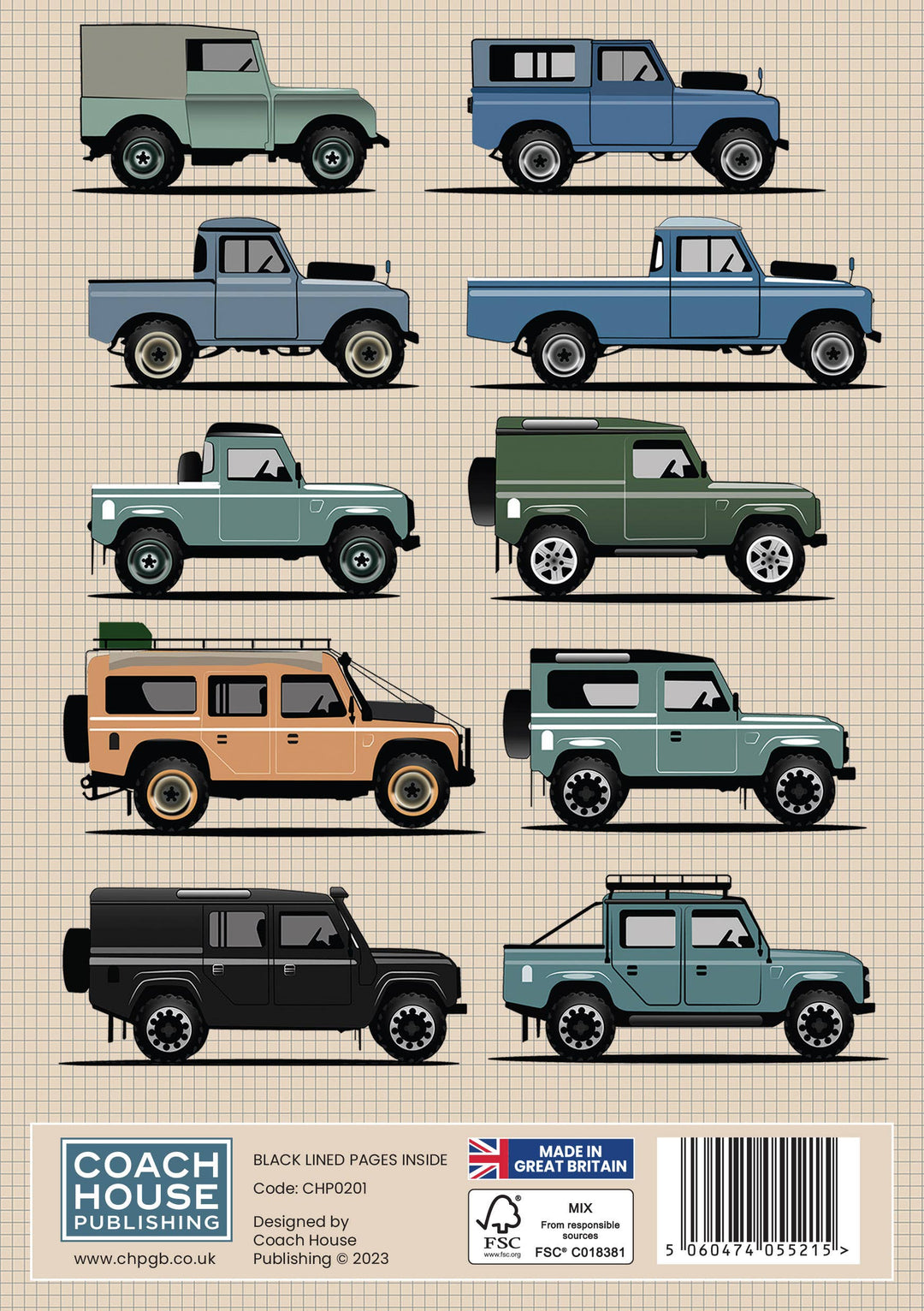 Land Rover Softback Notebook