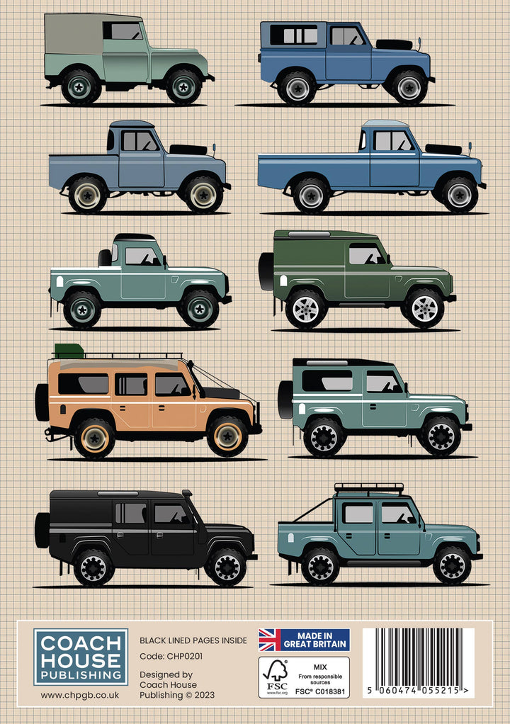 Land Rover Softback Notebook
