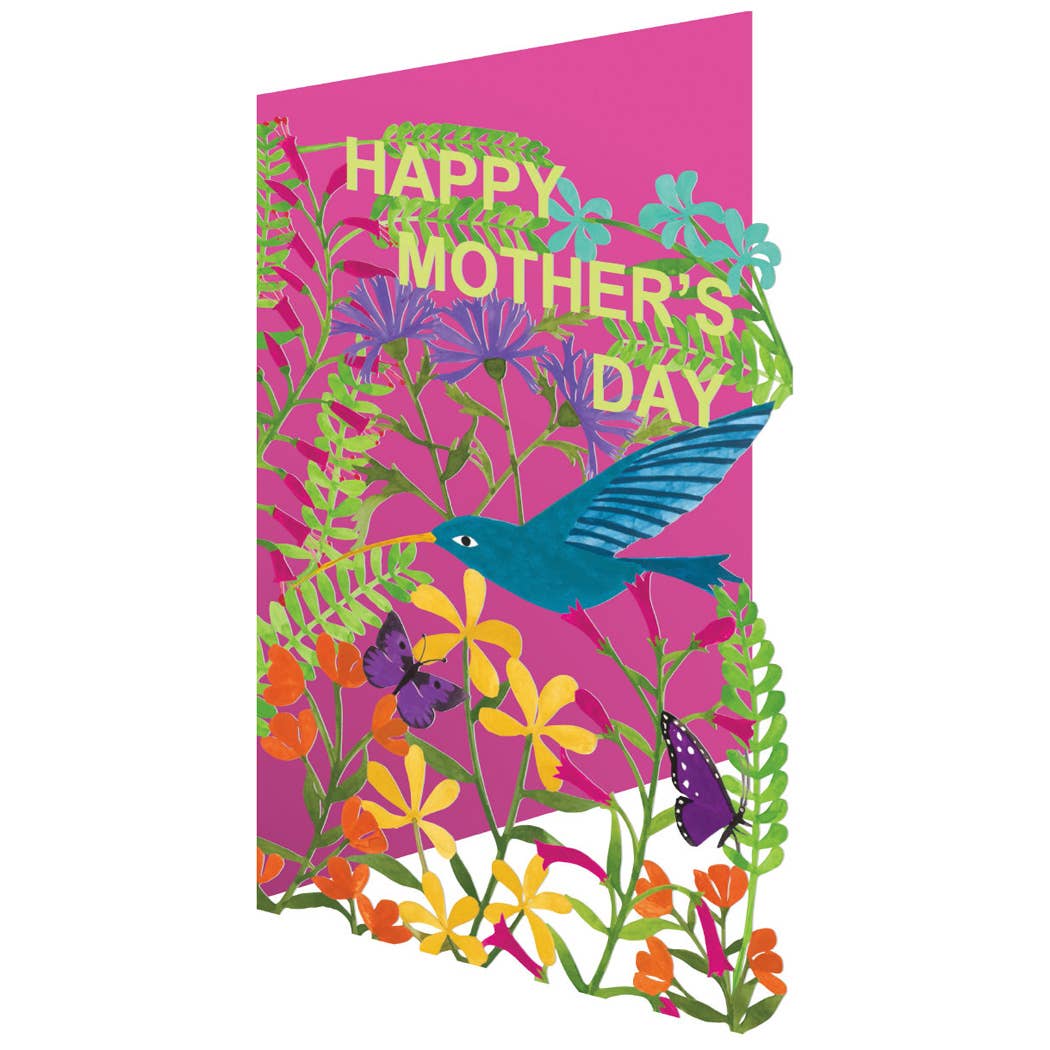 Hummingbird Mother's Day Lasercut Card