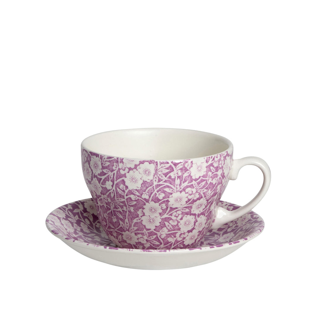 Blossom Calico Breakfast Cup and Saucer