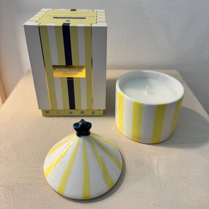 Carnival: Yellow Fortune Teller Candle - Amber & Bergamot