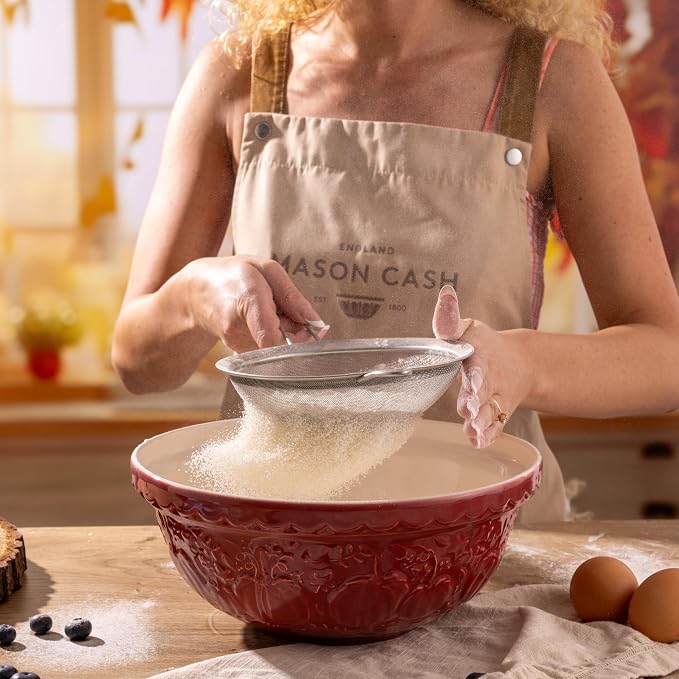 Pumpkin Red Mixing Bowl - Size 18 (10.2 in)