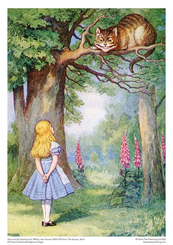 Alice & Cheshire Cat Adult Sustainable Jigsaw Puzzle