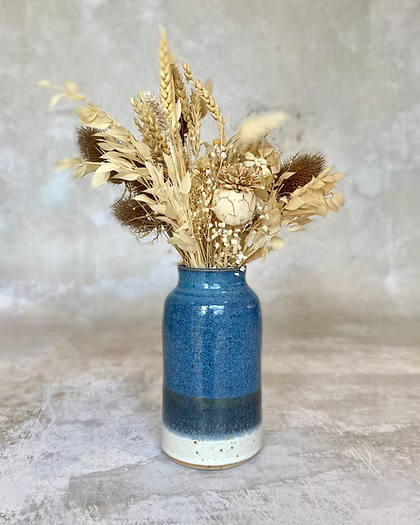 Sea Foam Bottle Vase
