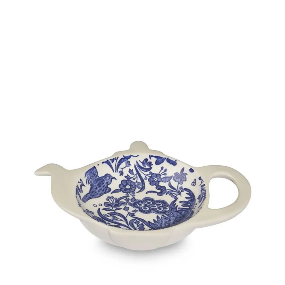 Blue Regal Peacock Small Teapot Tray