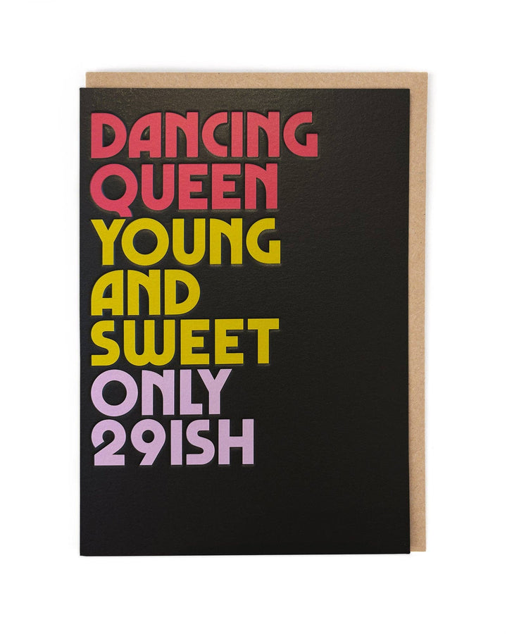 Dancing Queen Card by Twisted Lyrics