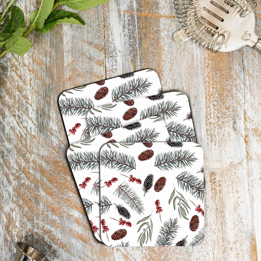Winter Days - Set Of 4 Coasters