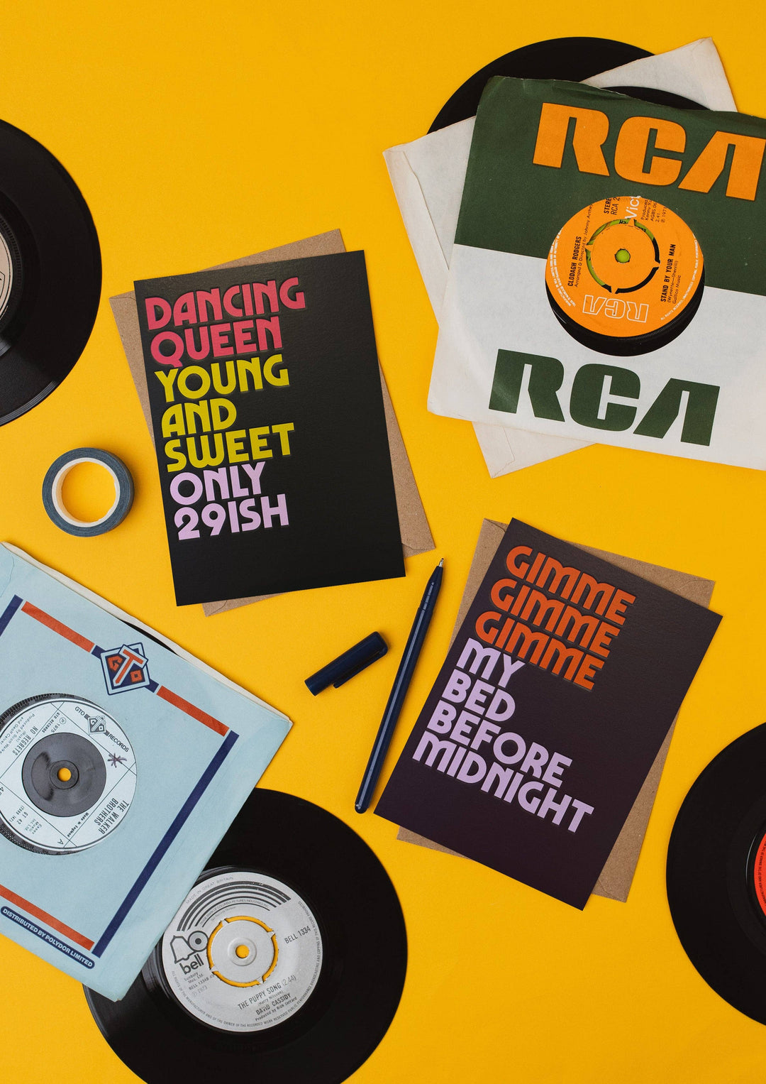 Dancing Queen Card by Twisted Lyrics